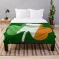 Irish Shamrock Plush Blanket