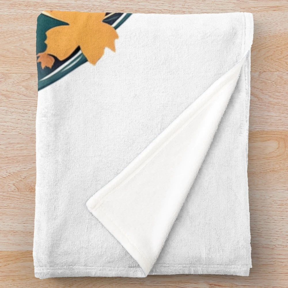Cute and stylish Irish Terrier plush blanket for fall