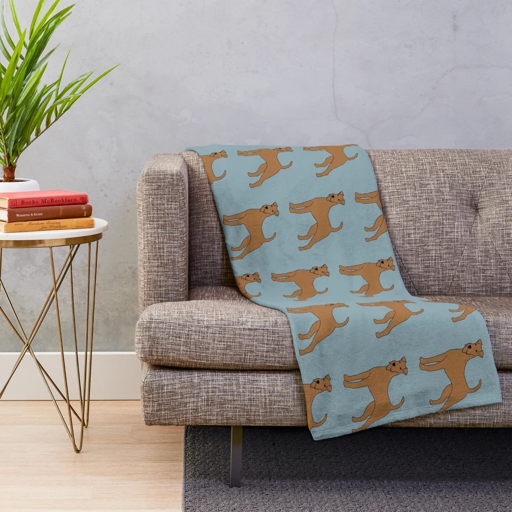 Irish Terrier Plush Blanket for Dog Owners