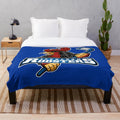 Iserlohn Roosters inspired plush blanket for ice hockey fans