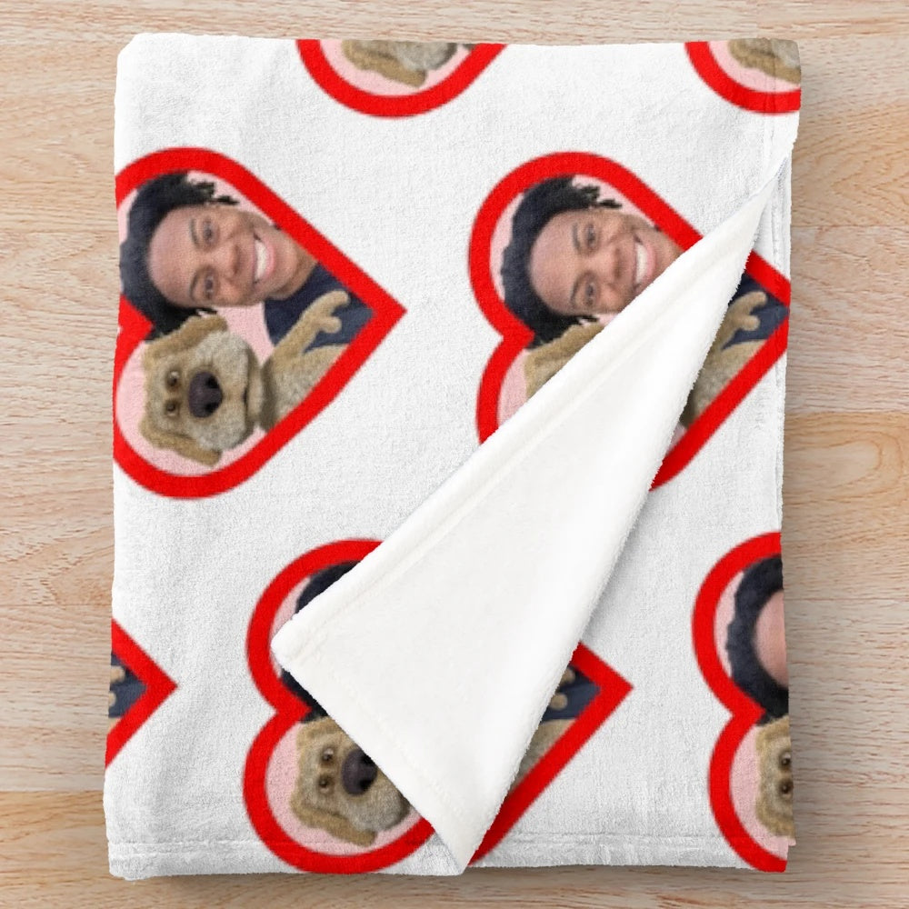 Soft and cuddly plush blanket featuring the popular YouTuber IShowSpeed
