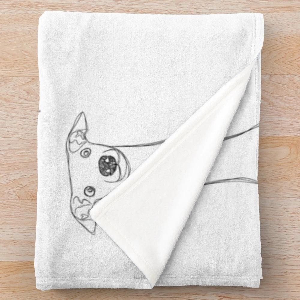 Italian greyhound plush blanket