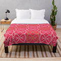 Italian pasta-themed plush blanket