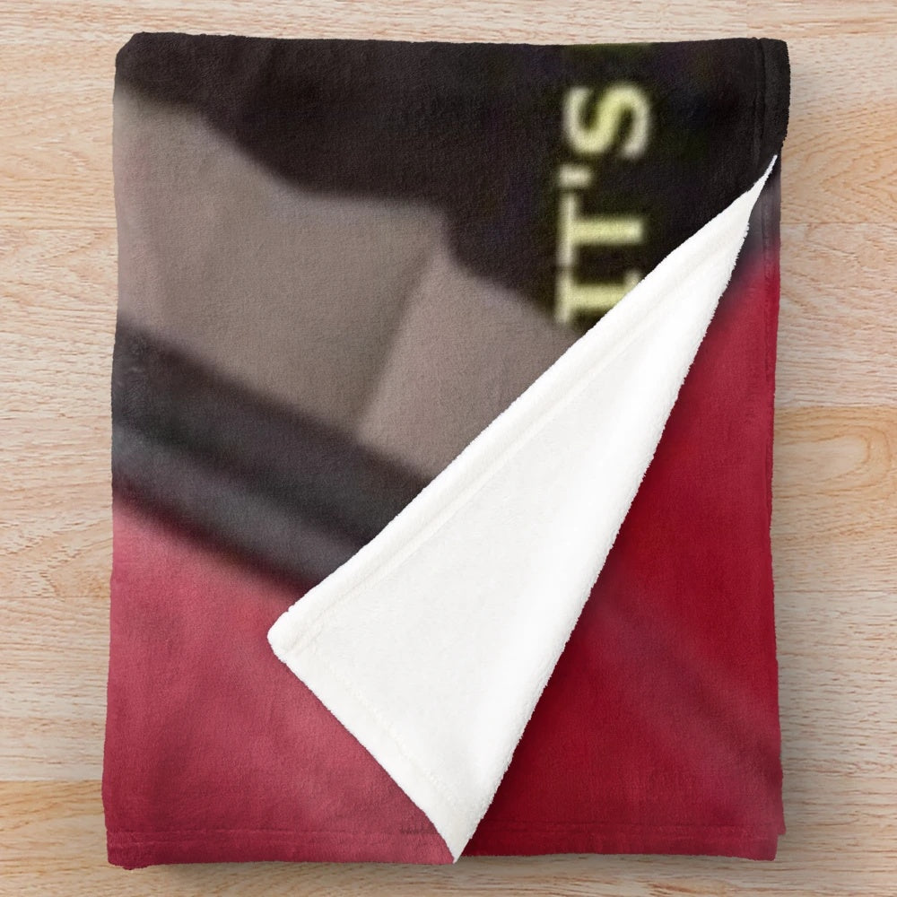 Cozy plush blanket featuring a "It's Britney Bitch" design, inspired by the popular TV show The Office