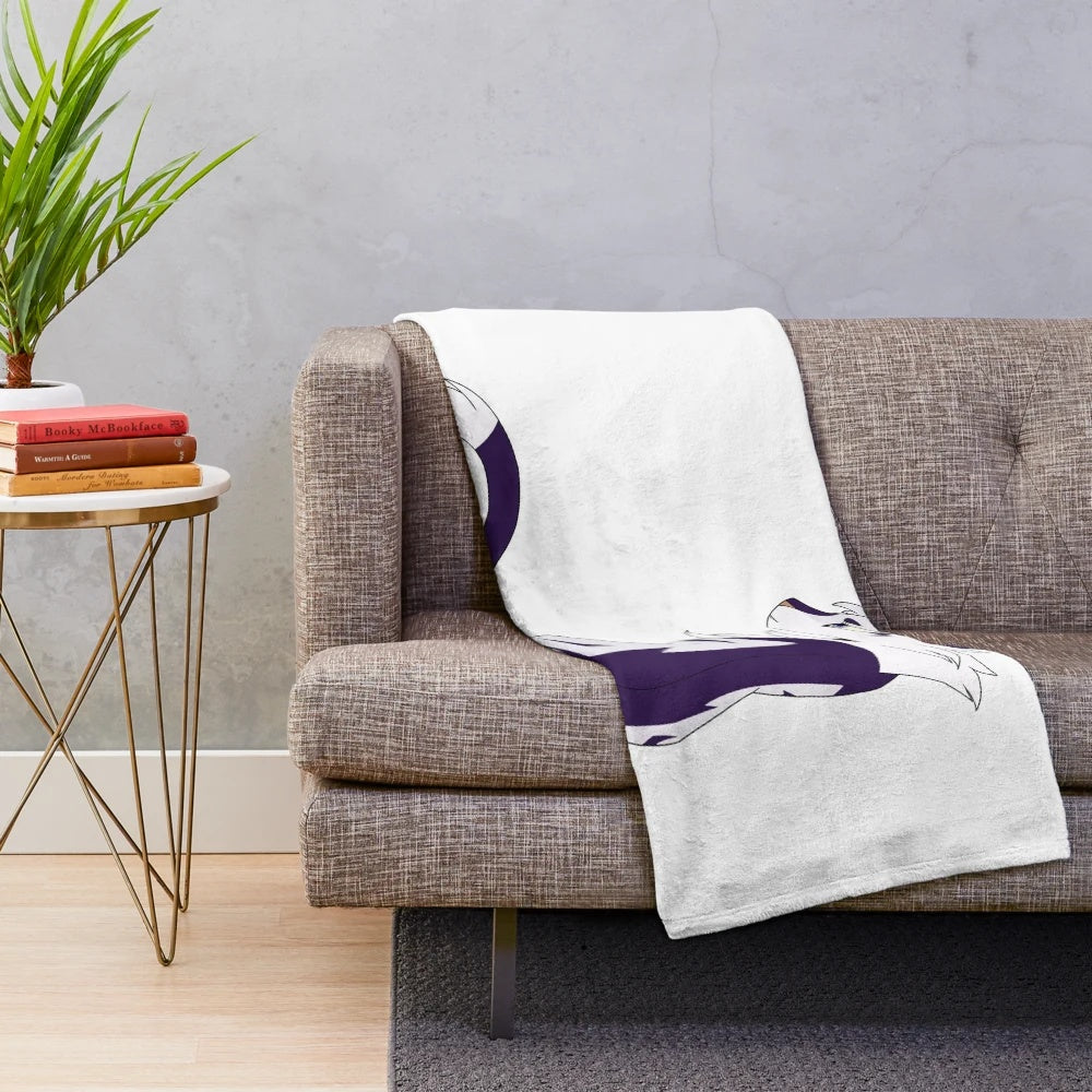Ivy Pool Plush Blanket with a dark forest design