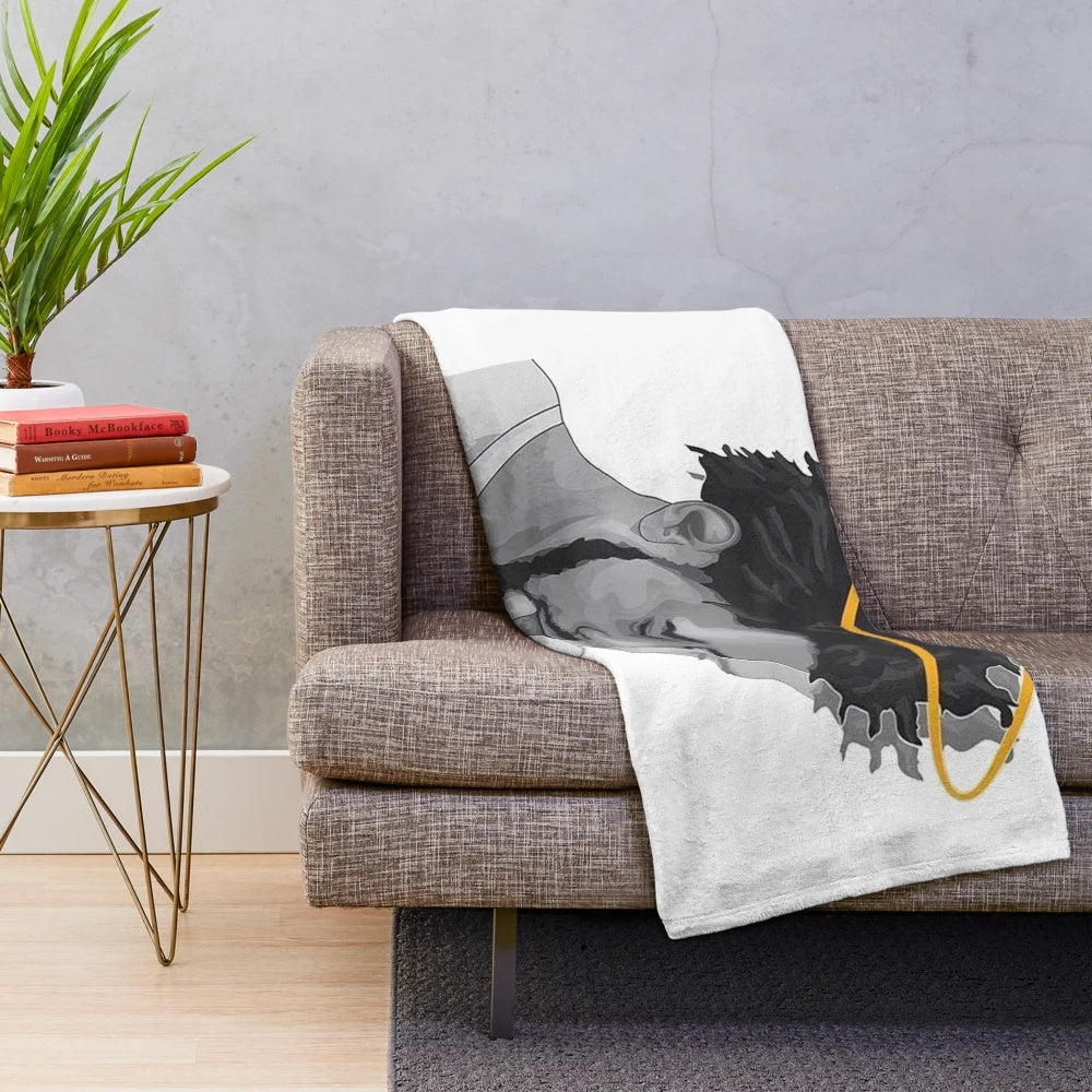J Cole Inspired Plush Blanket