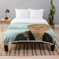 Jack Dawson inspired plush blanket featuring a movie quote