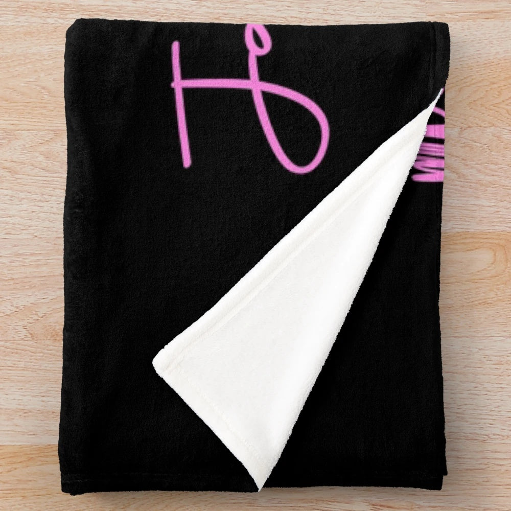 Jack Hughes inspired plush blanket for sports fans