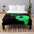 Jacksepticeye-inspired plush blanket with eye logo