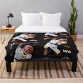 Ja'Marr Chase Plush Blanket with Cincinnati Bengals Logo
