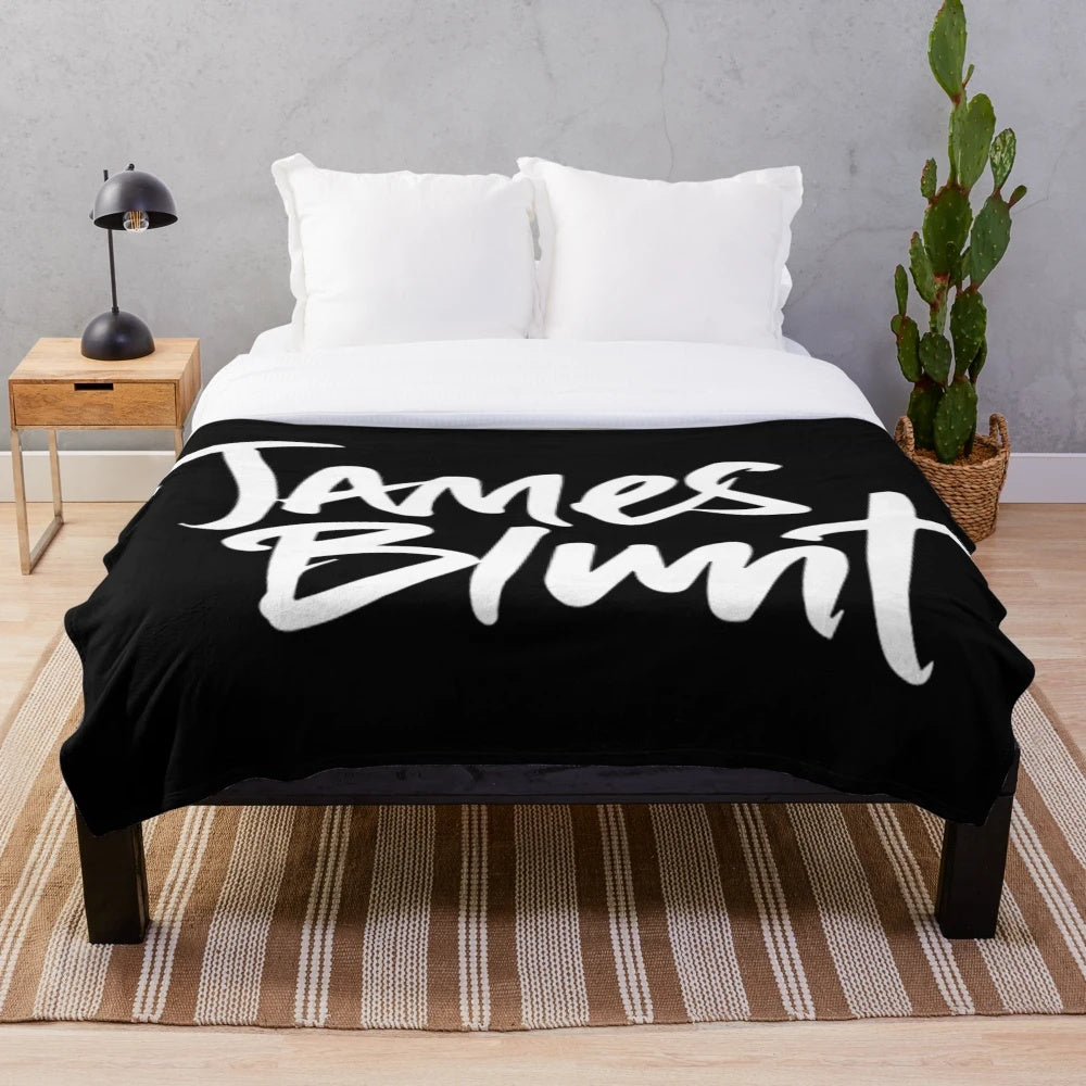Soft and Plush James Blunt Themed Blanket