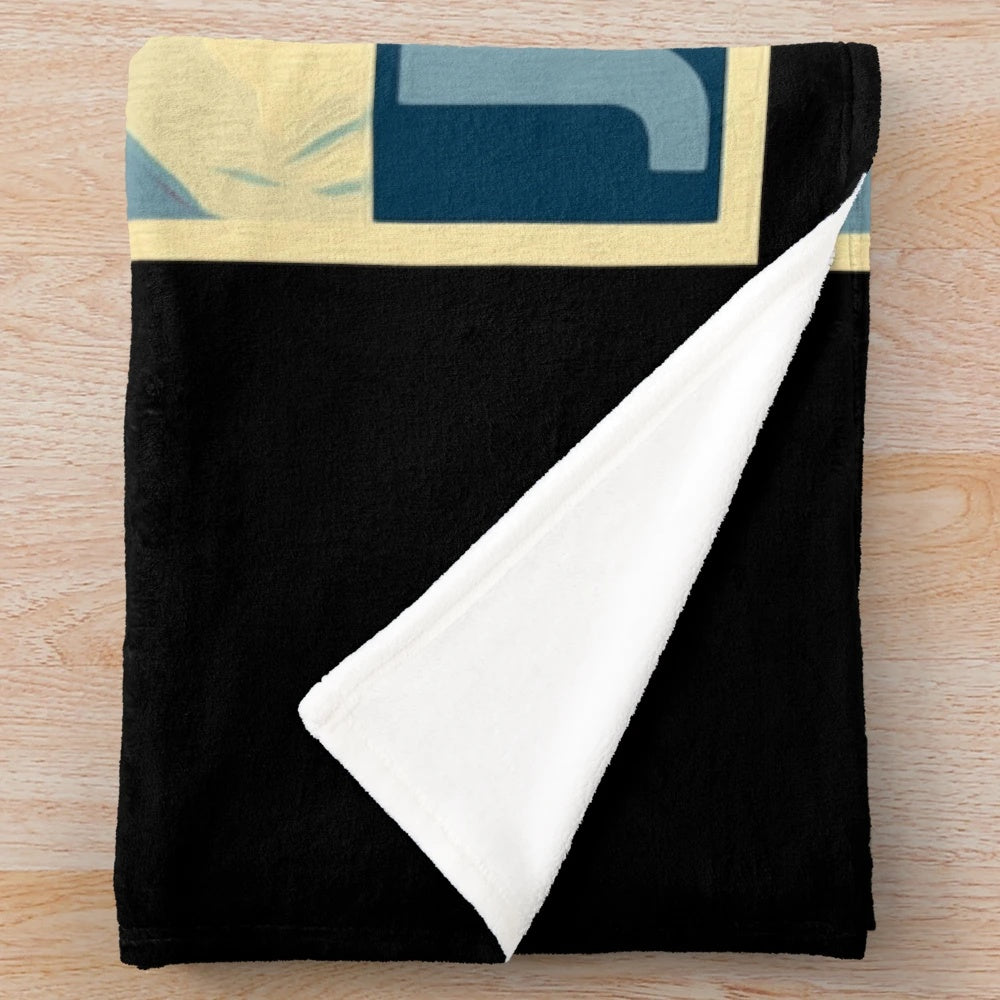 Jane McDonald inspired plush blanket with festive design