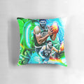 Soft, plush pillow featuring a portrait of NBA player Jayson Tatum