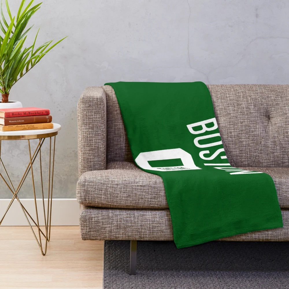 Jayson Tatum Plush Blanket for Boston Celtics Basketball Fans