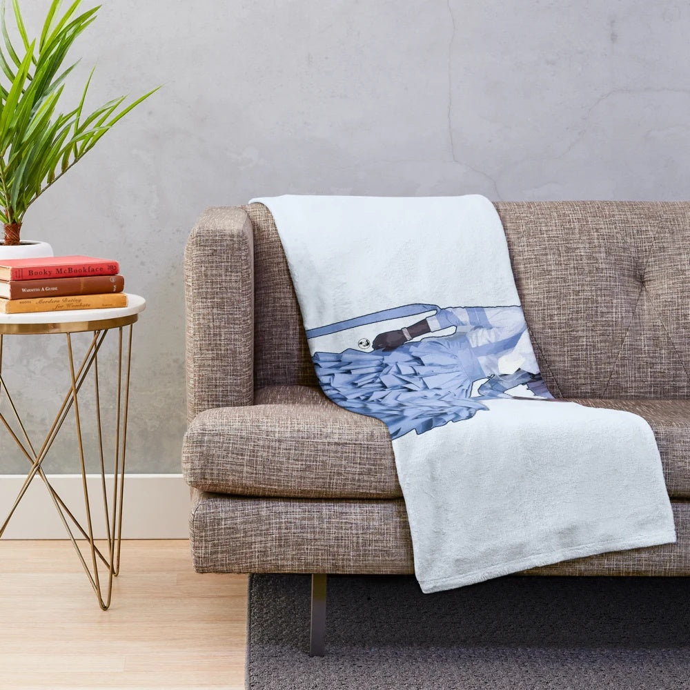 Soft and plush Jeffery-themed blanket for hip hop lovers