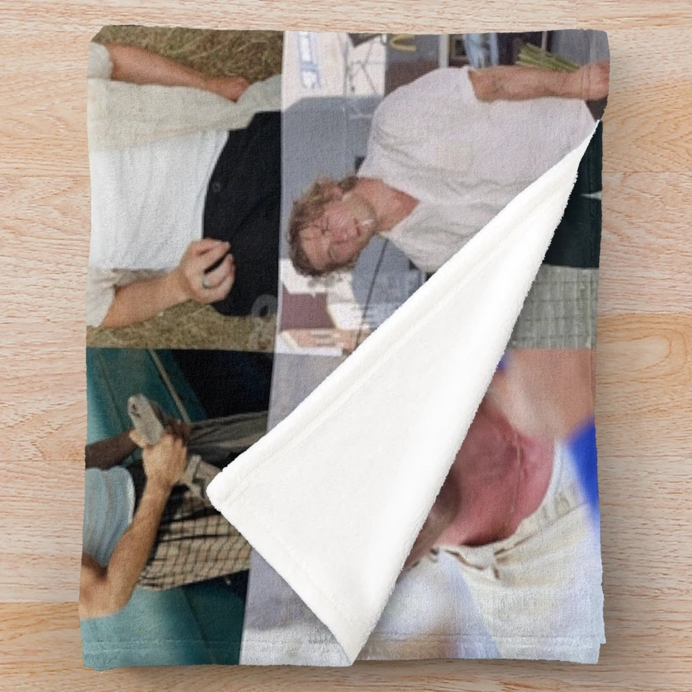 Soft and Plush Jeremy Allen White Inspired Blanket