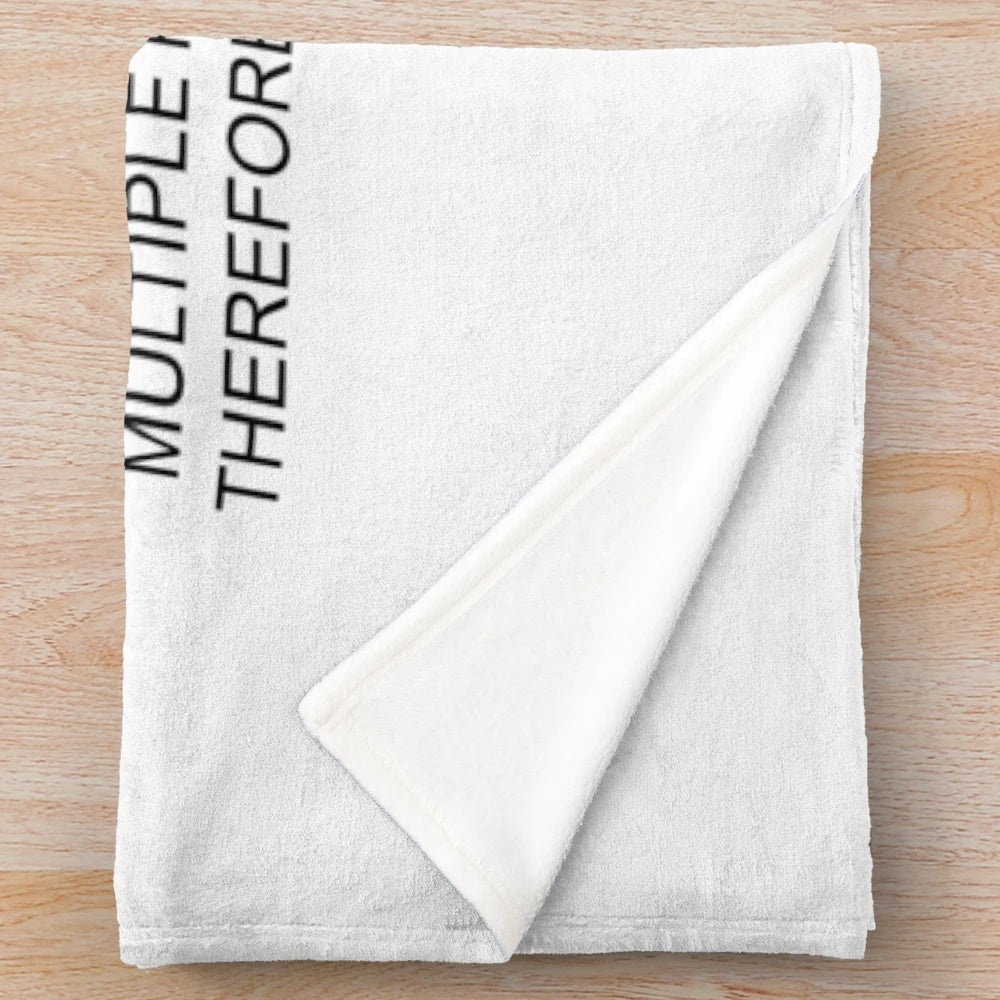 Jersey Shore-themed plush blanket with The Note design