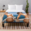 Jessica Alba Inspired Plush Blanket