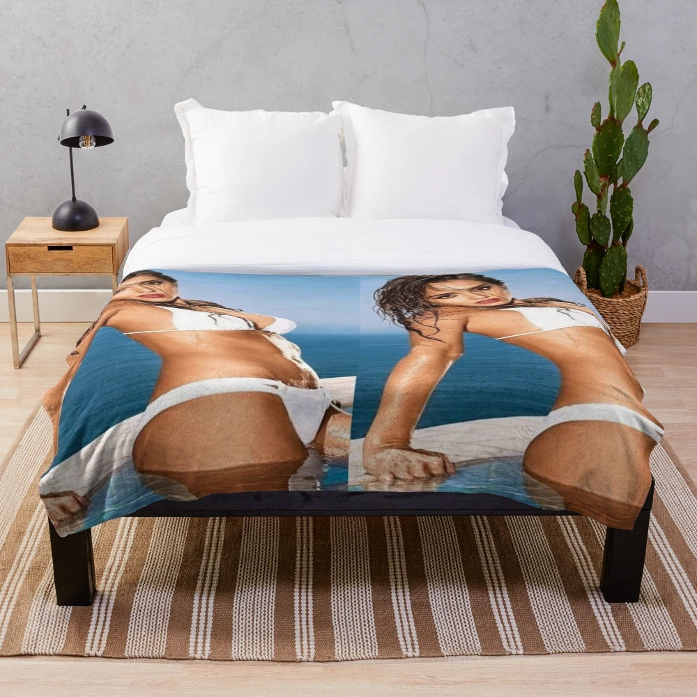 Jessica Alba Inspired Plush Blanket