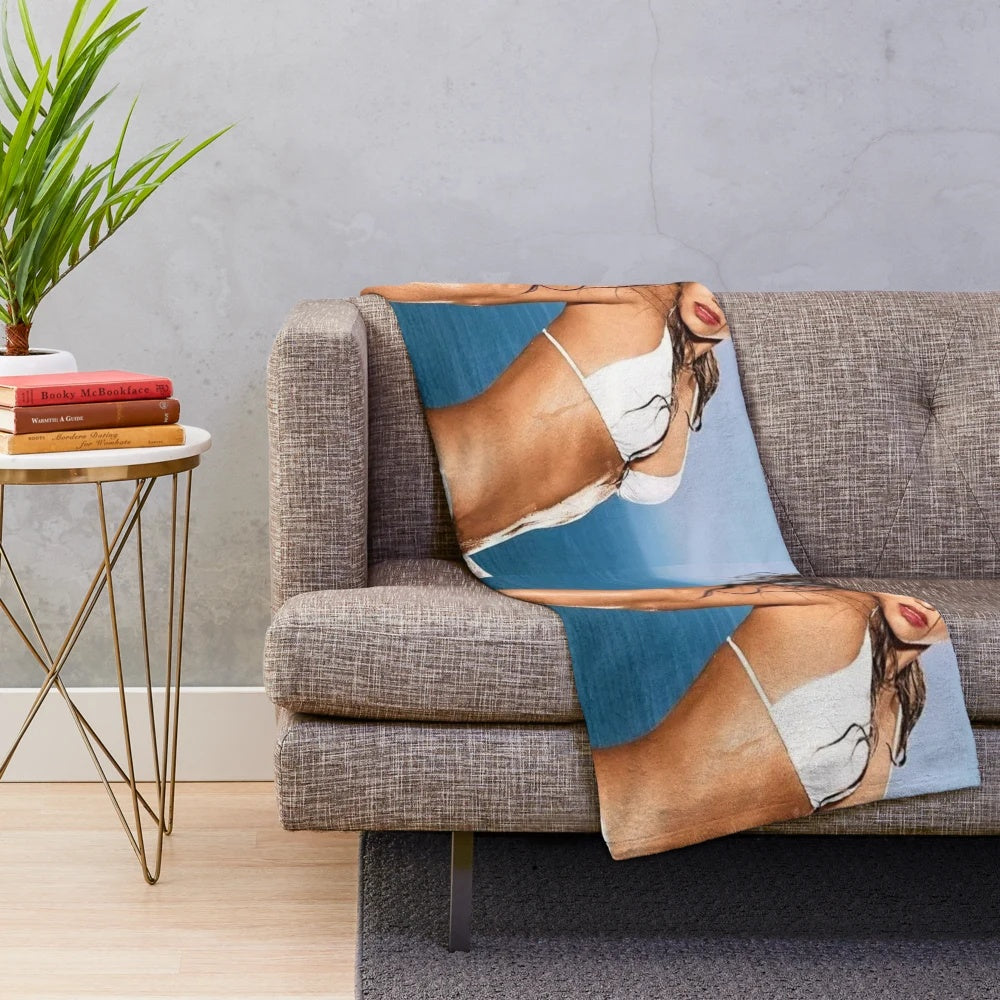 Jessica Alba Inspired Plush Blanket