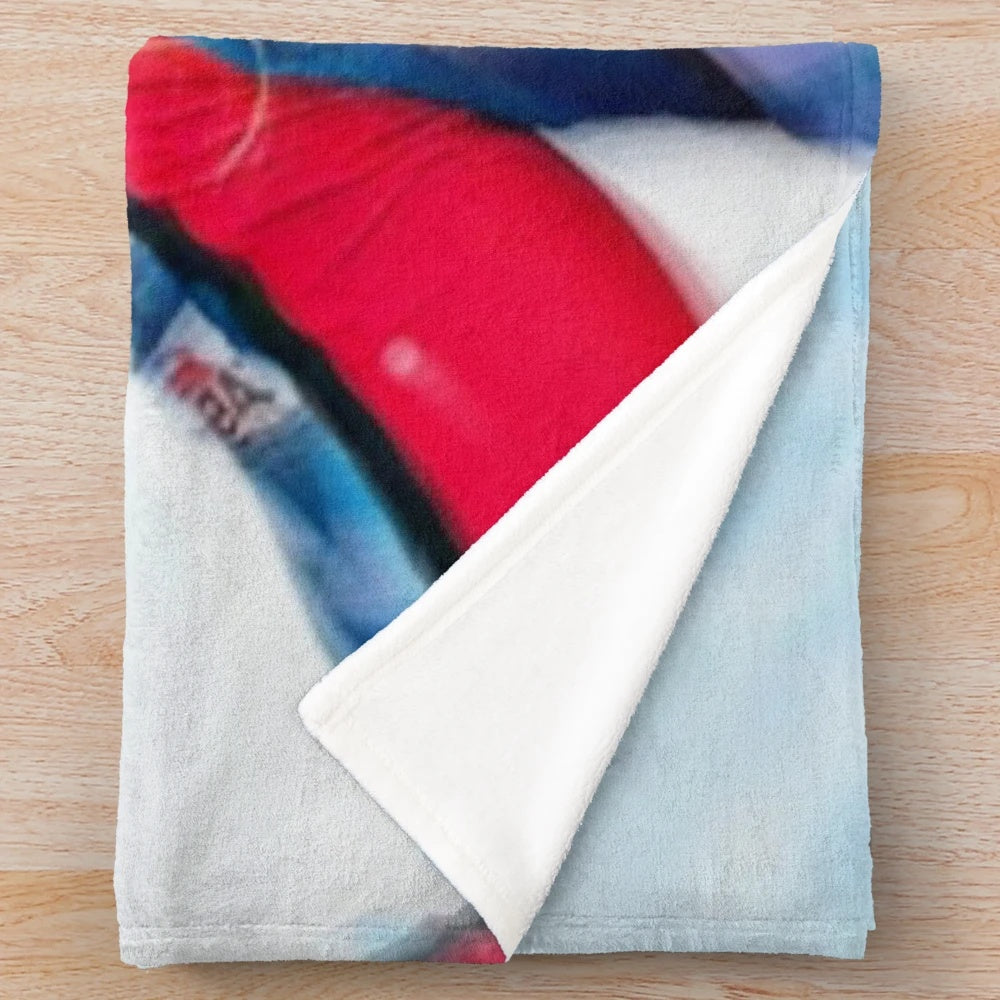 Plush blanket featuring Jessica Diggins, the American cross country skier