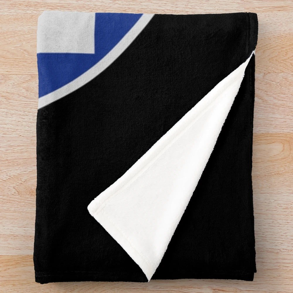 Plush Jethro Tull themed blanket with a progressive rock vibe