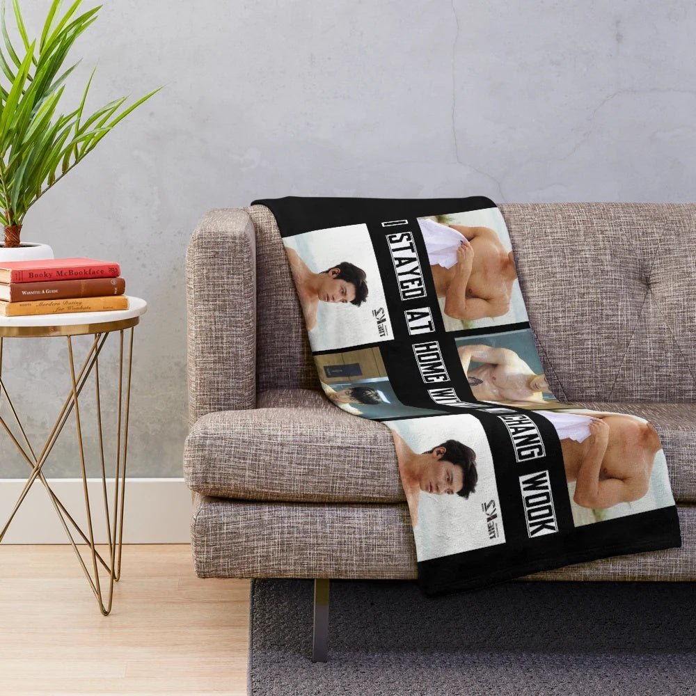 Ji Chang Wook inspired plush blanket for Korean drama enthusiasts