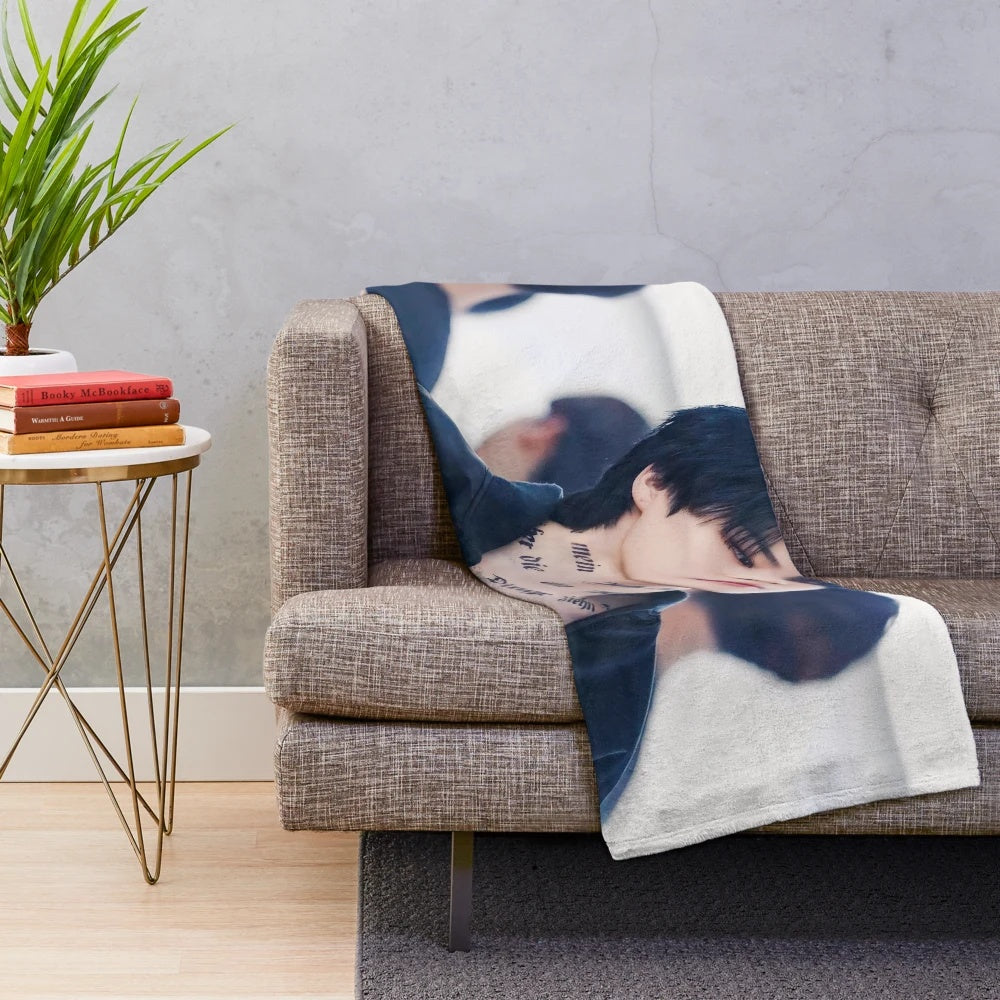 Park Jimin-inspired plush blanket for BTS fans