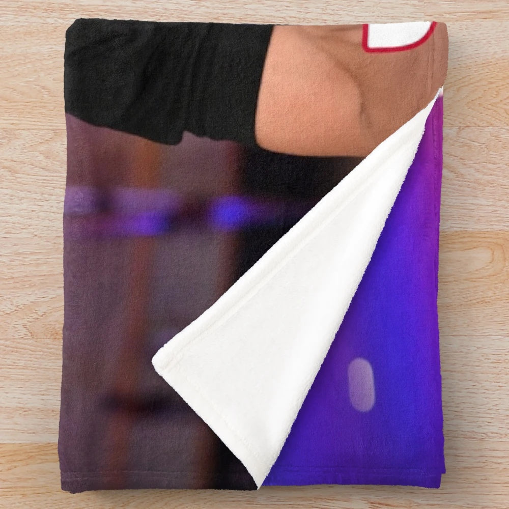 Soft and comfortable plush blanket featuring the JLS band logo