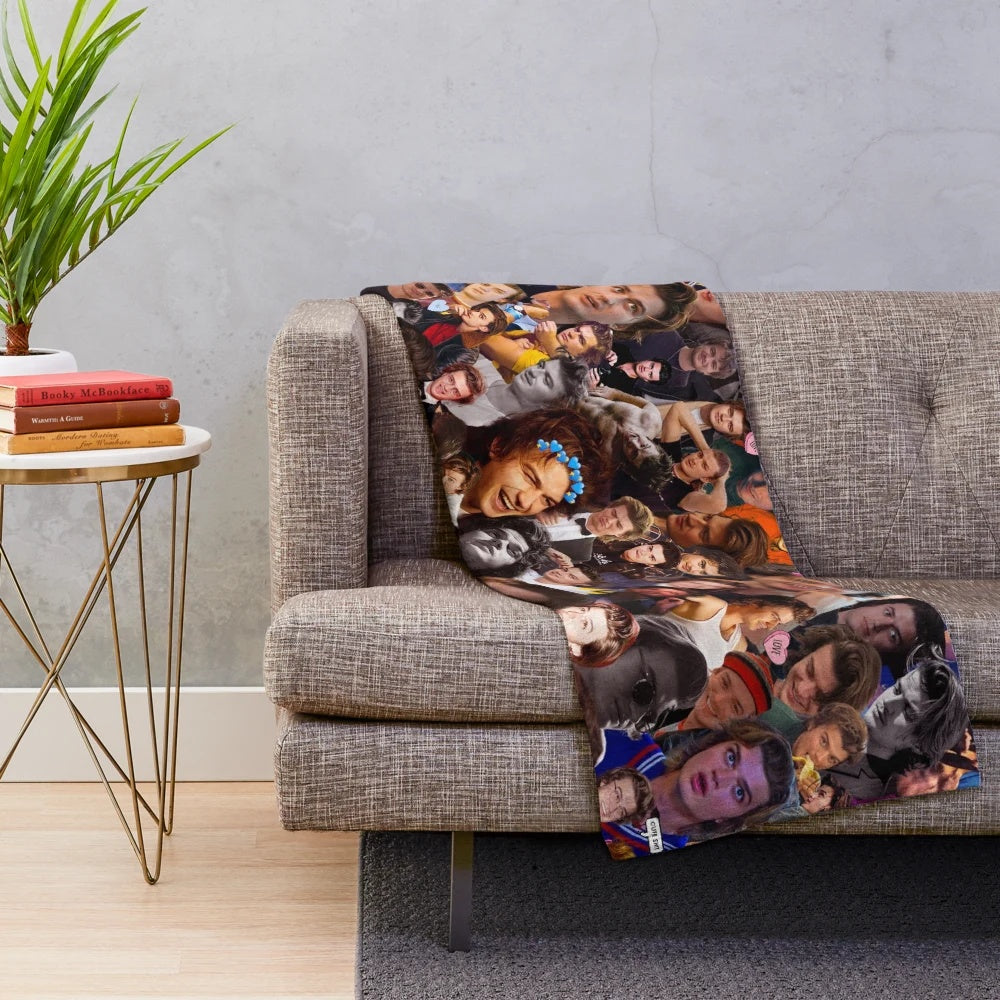 Joe Keery Plush Blanket, a soft and cozy blanket for Stranger Things fans