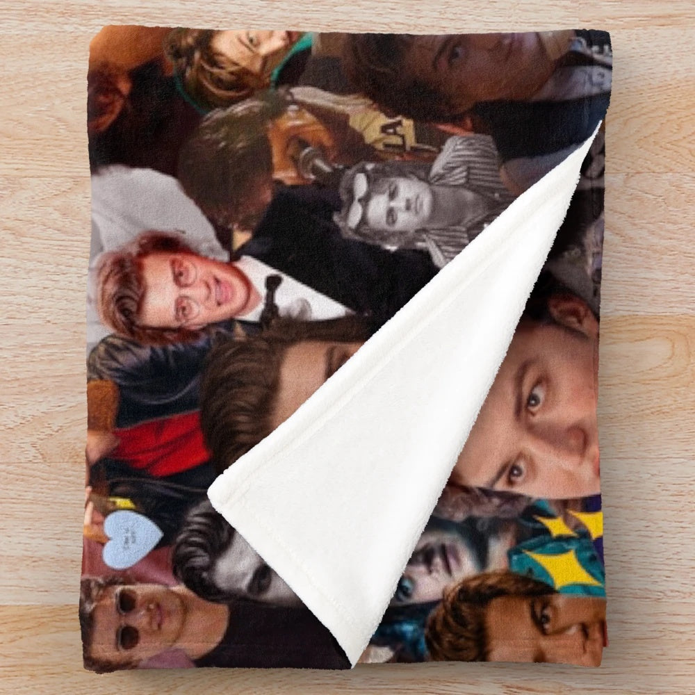 Joe Keery Plush Blanket, a soft and cozy blanket for Stranger Things fans