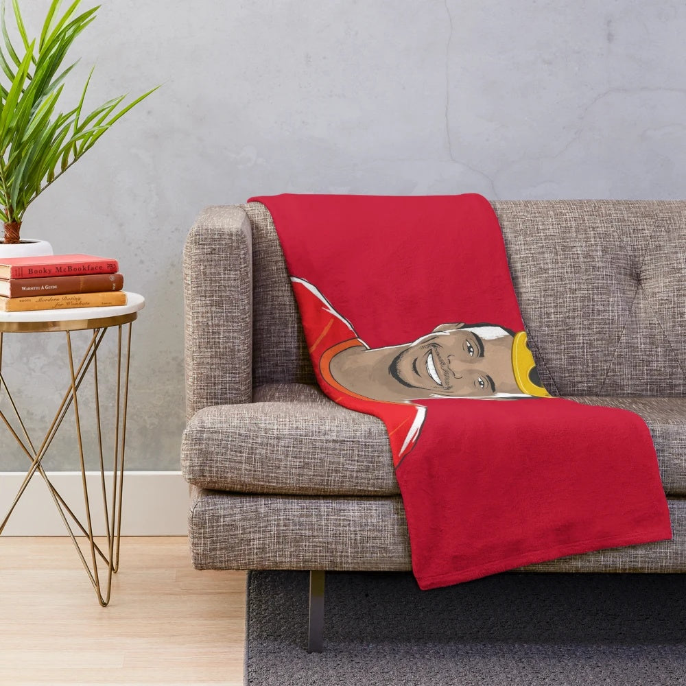 Joel Matip-inspired plush blanket for Liverpool FC fans
