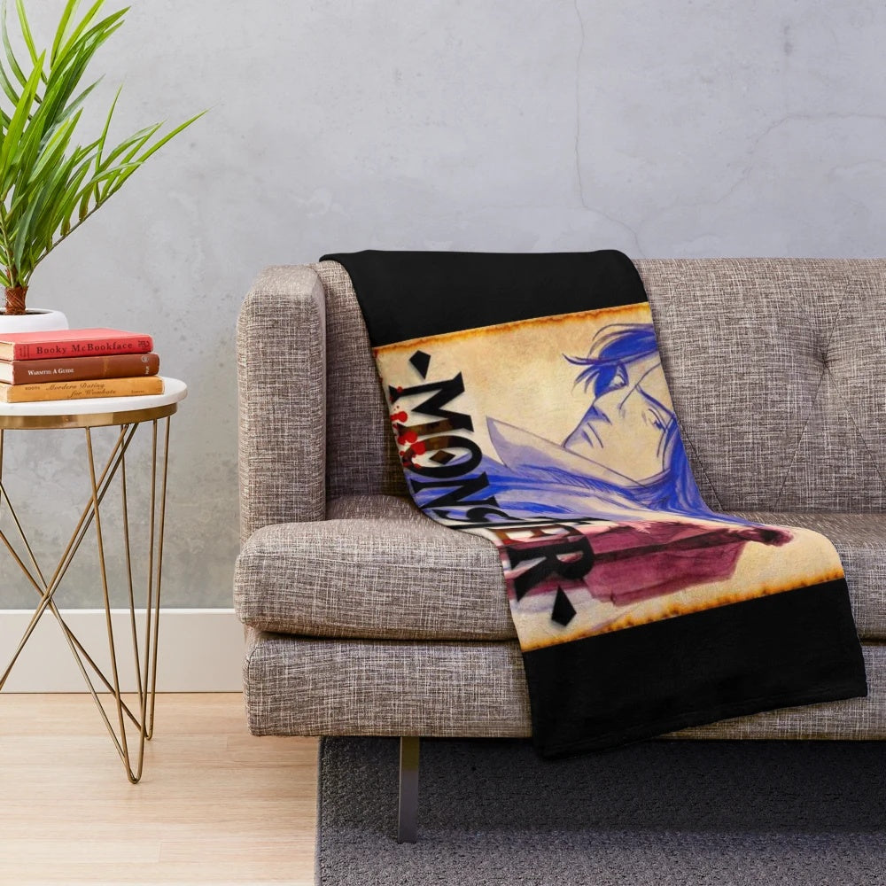 Johan Libert Monster Anime Inspired Cozy Plush Blanket