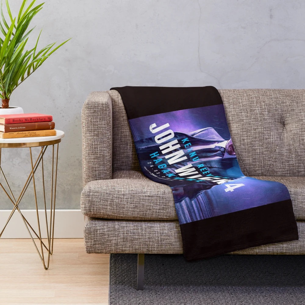 John Wick 4 inspired plush blanket