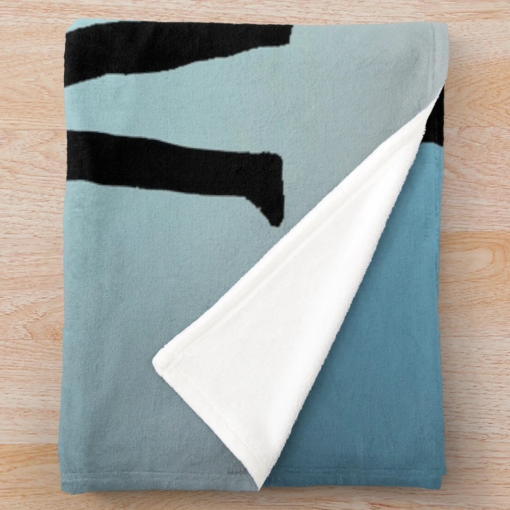 Jonas Brothers-inspired plush blanket with band silhouette design