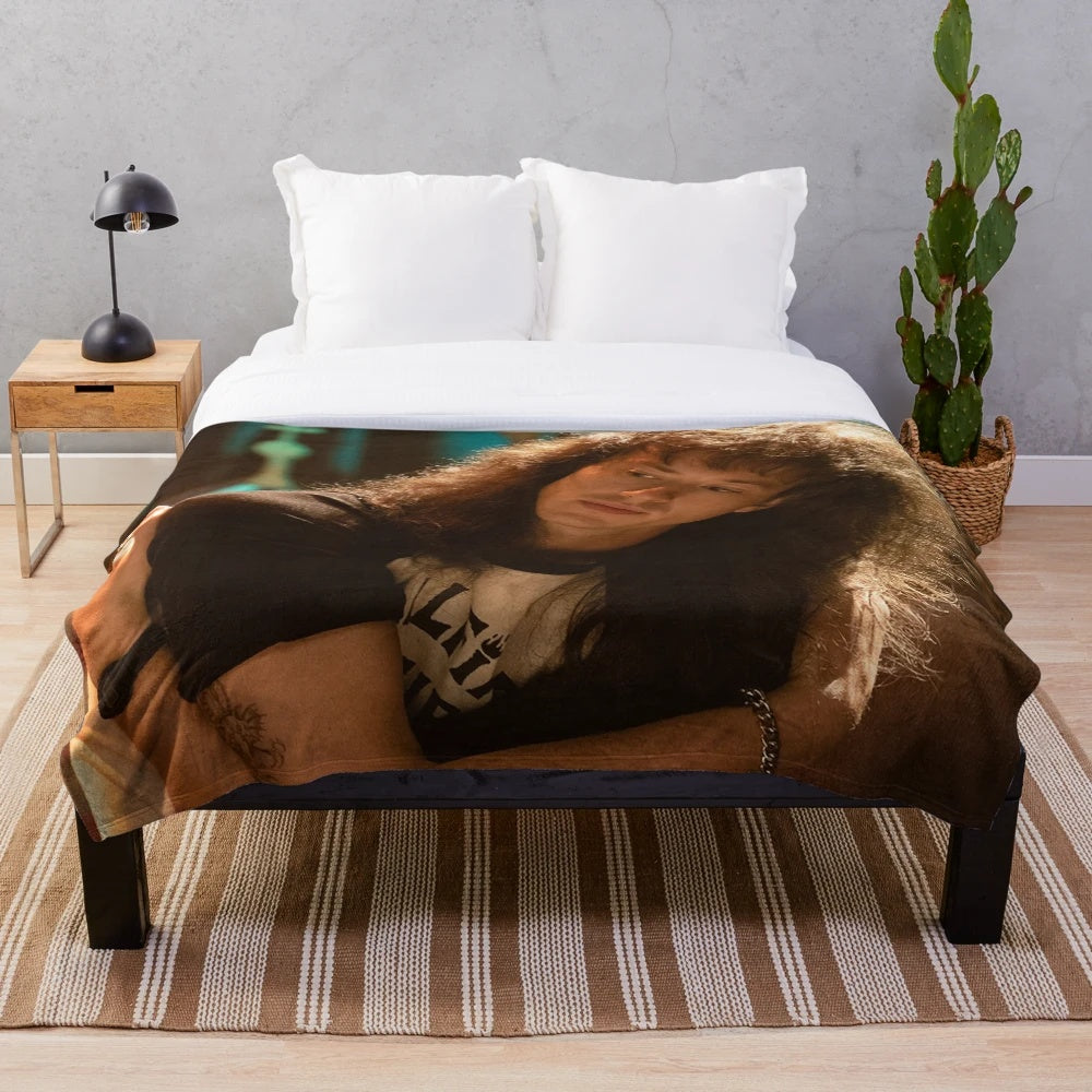 Soft and Plush Joseph Quinn Themed Blanket