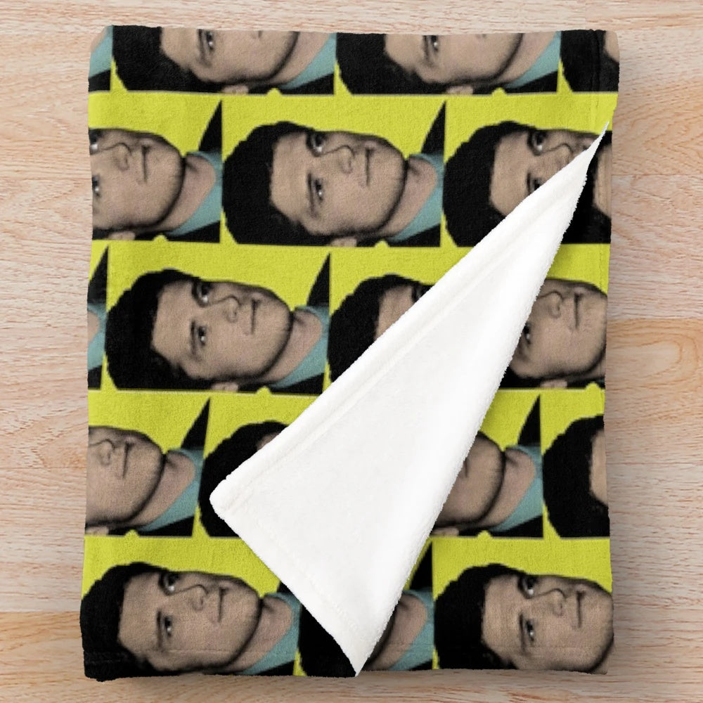 A soft and cuddly plush blanket featuring Josh Hutcherson