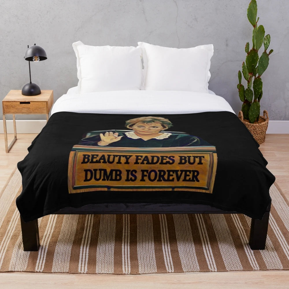Judge Judy inspired plush blanket