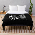 Judo Plush Blanket featuring traditional Japanese martial arts design