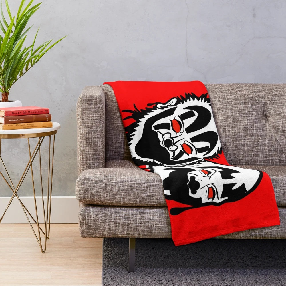 Juggalo-themed plush blanket
