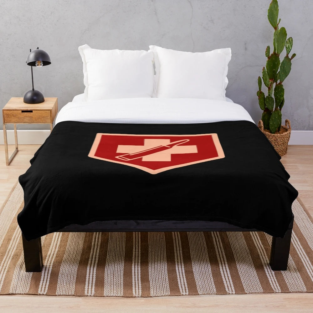 Juggernog Perk Plush Blanket for COD Zombies Fans