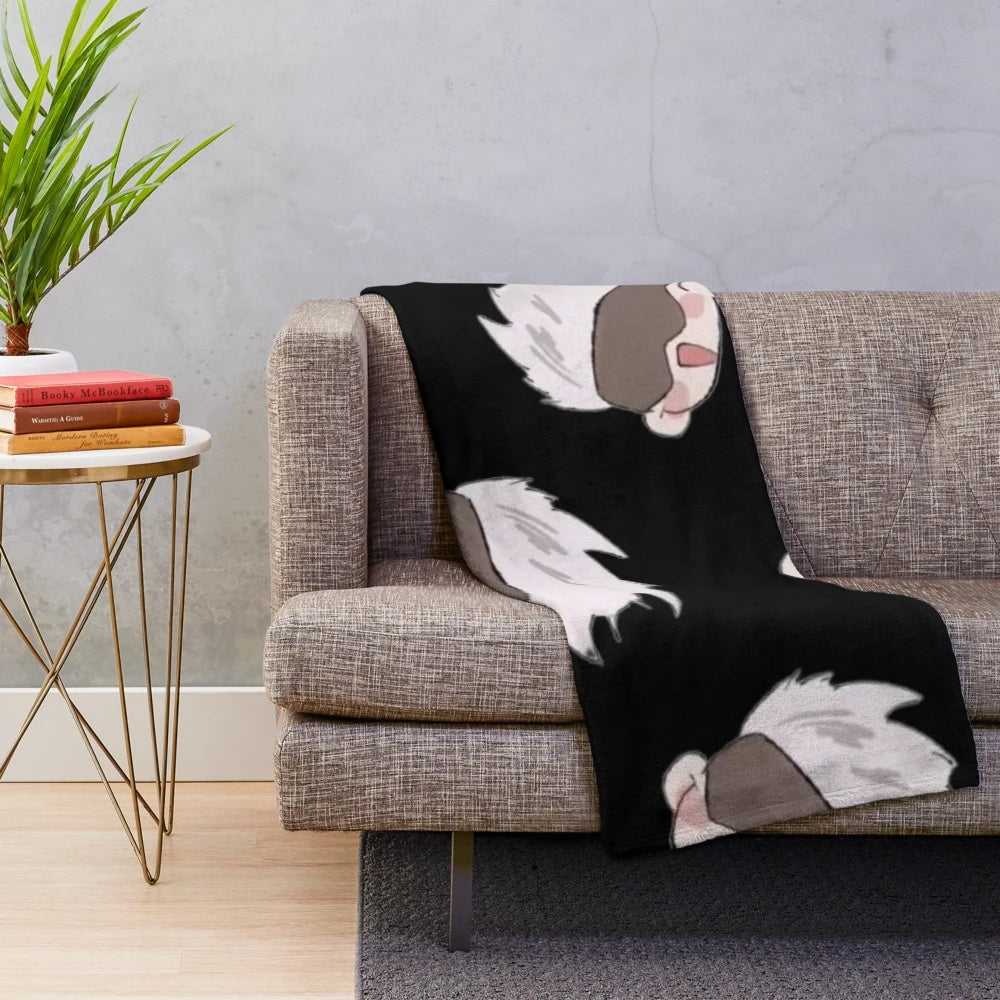 Chibi Gojo Satoru plush blanket from the Jujutsu Kaisen anime
