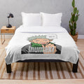 Comfortable and soft plush blanket featuring characters from the anime Jujutsu Kaisen