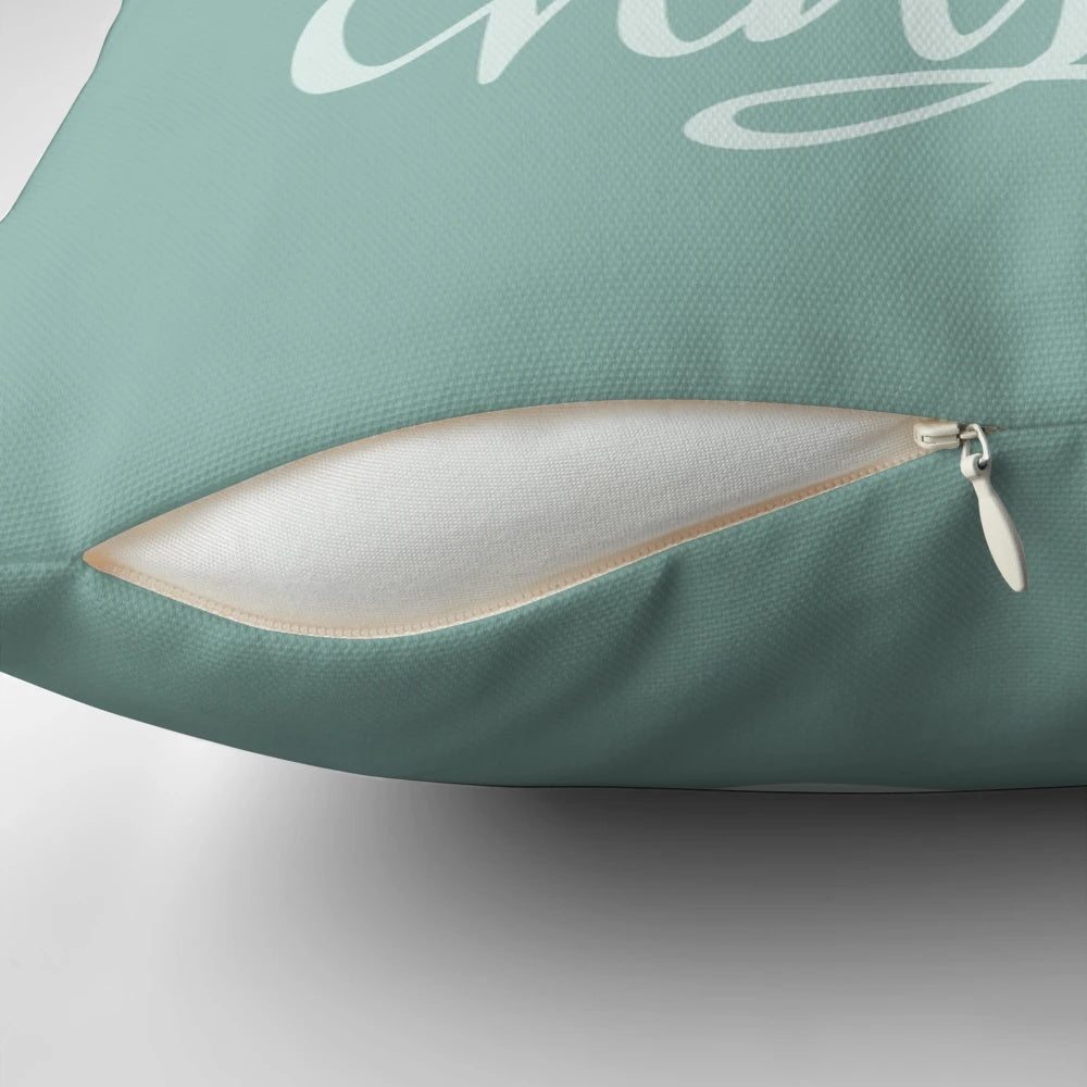A plush and whimsical "Just One More Chapter" pillow for book enthusiasts and reading lovers.