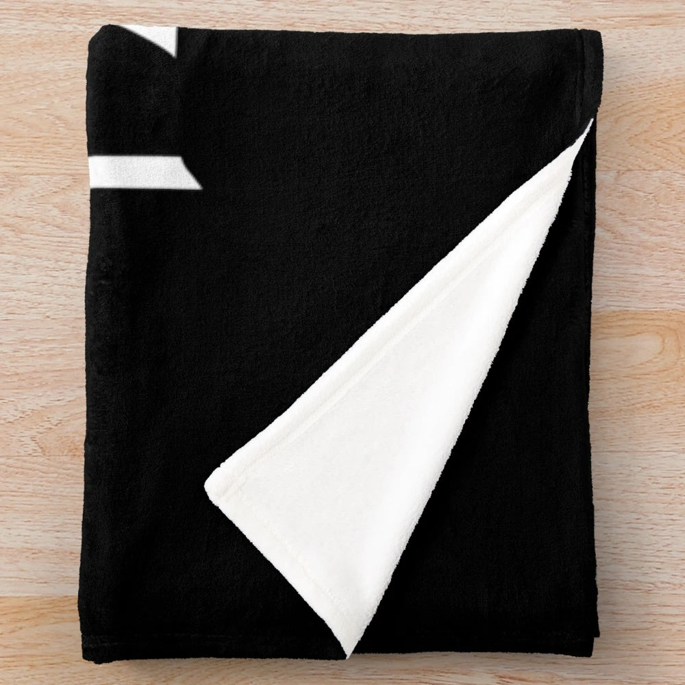 Kaamelott-inspired plush blanket featuring the iconic characters and symbols from the beloved French TV series