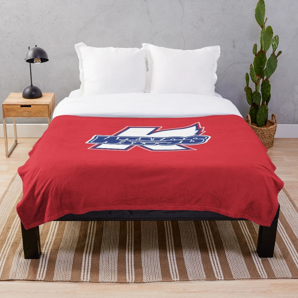 Kalamazoo Wings Plush Blanket for Hockey Lovers