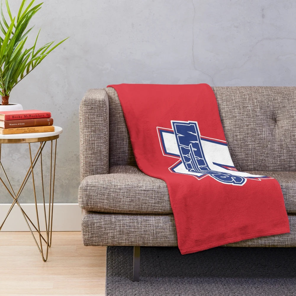Kalamazoo Wings Plush Blanket for Hockey Lovers