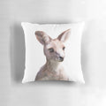 Adorable kangaroo pillow perfect for a baby's nursery