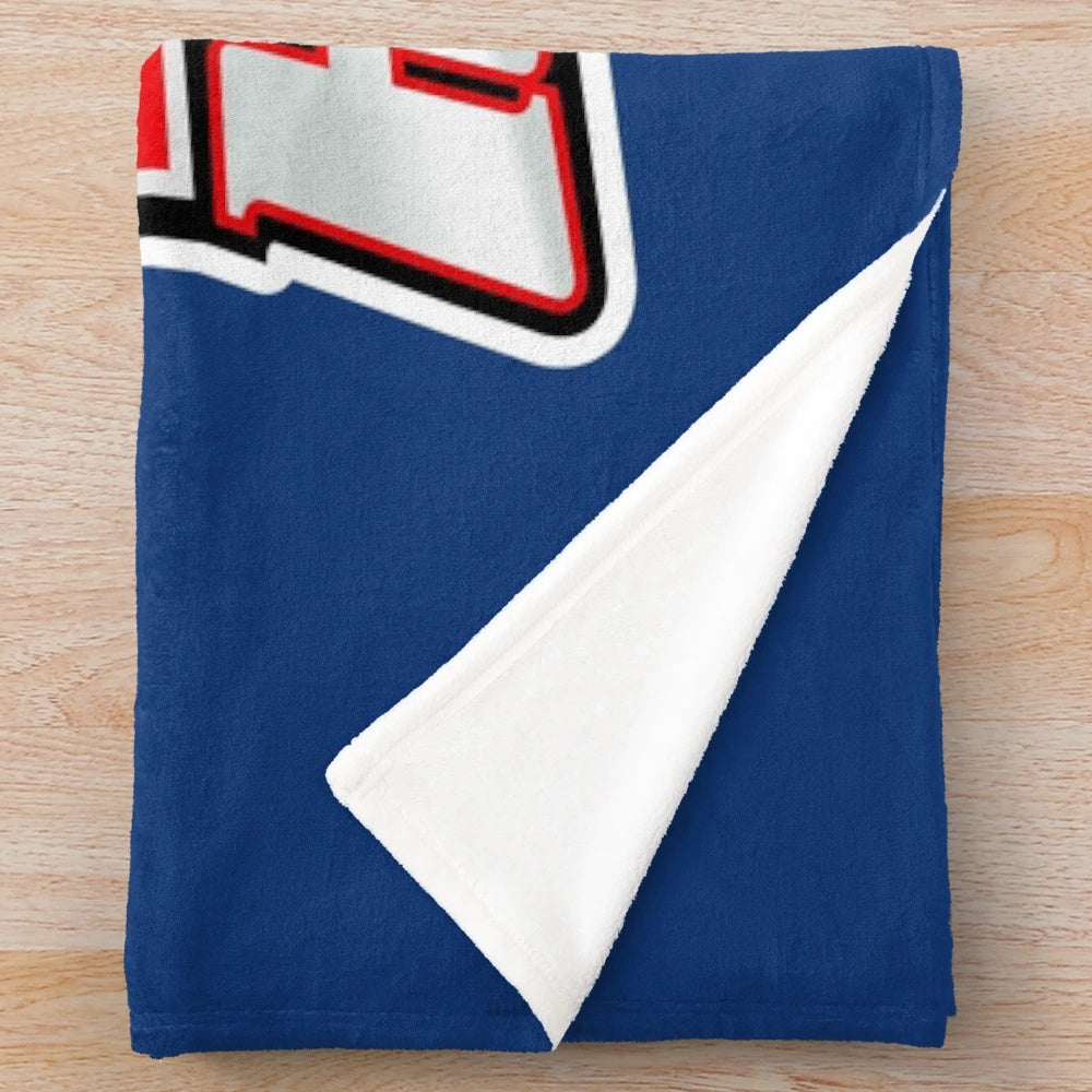 Kassel Huskies inspired plush blanket for hockey enthusiasts