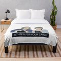 Kath and Kim inspired Prude and Trude plush throw blanket